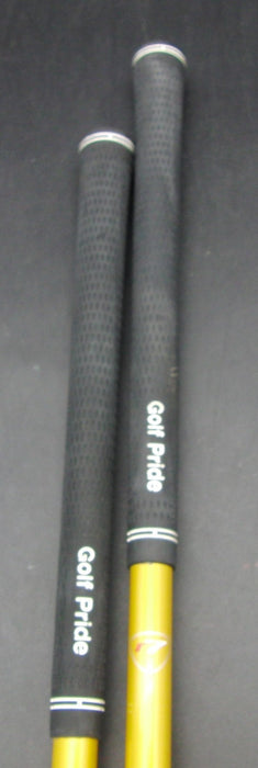 Set of 2 TaylorMade R7 Ti 3 Wood + 5 Wood Stiff Graphite Shafts Golf Pride Grips