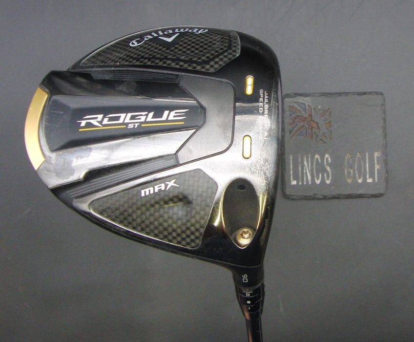 Callaway Rogue ST Max 9° Driver Stiff Graphite Shaft Tour Edge Grip