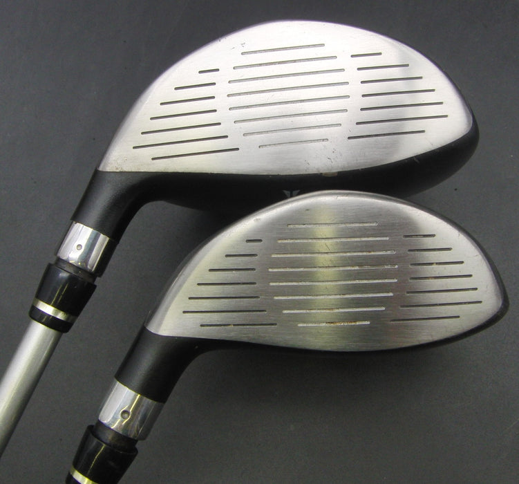 Set of 2x Nike SQ Dymo2 15° 3 + 19° 5 Woods Stiff Graphite Shafts Nike Grips
