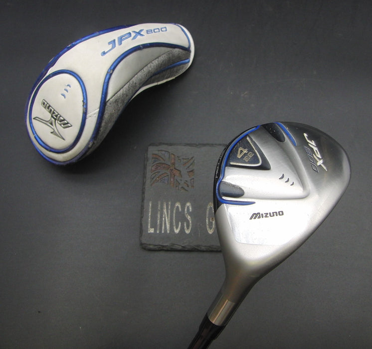 Mizuno JPX 800 22° 4 Hybrid Stiff Graphite Shaft Golf Pride Grip + Head Cover