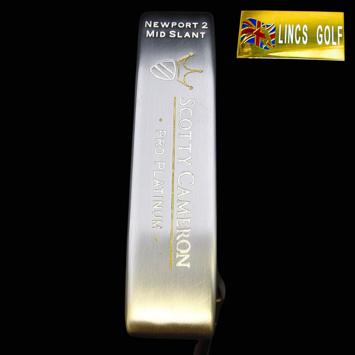 Refurbished Scotty Cameron Pro Platinum Newport 2 Mid Slant Putter 84cm*