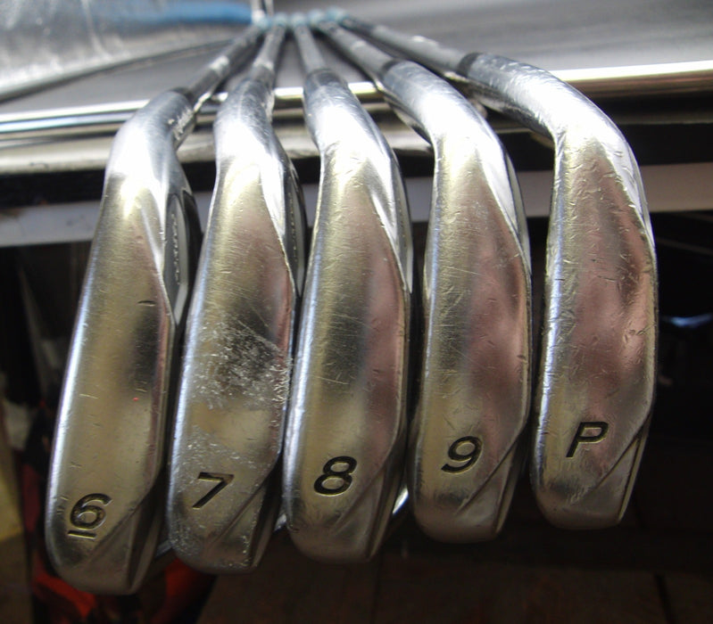 Set of 5x TaylorMade Burner Forged Irons 6-PW Stiff Graphite Shafts Iomic Grips