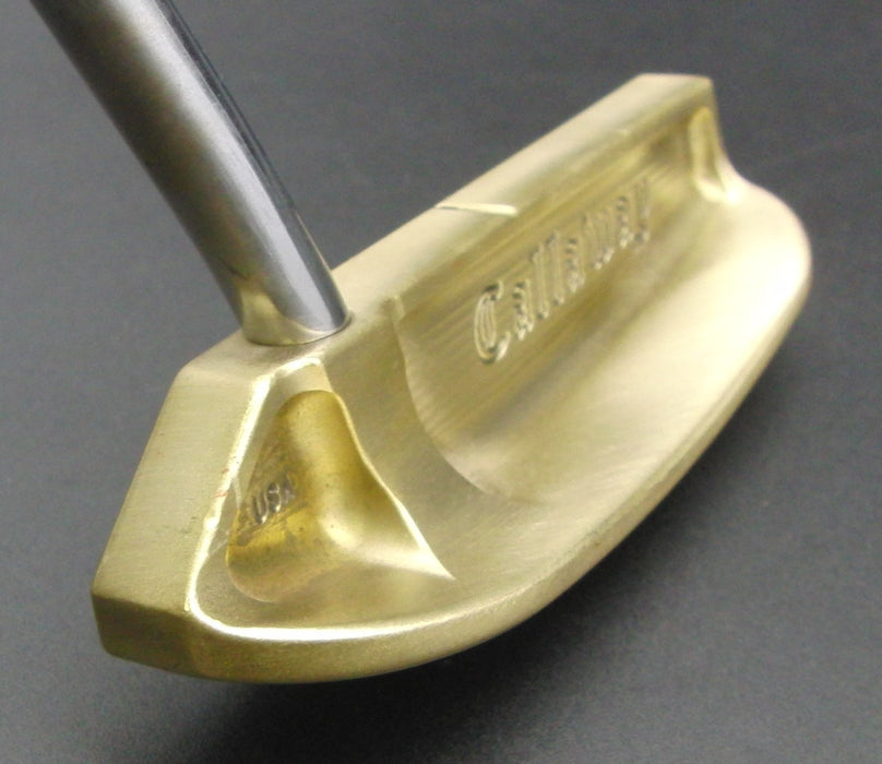 Callaway Brass Billet #1 Putter Steel Shaft 83cm Length Callaway Grip*