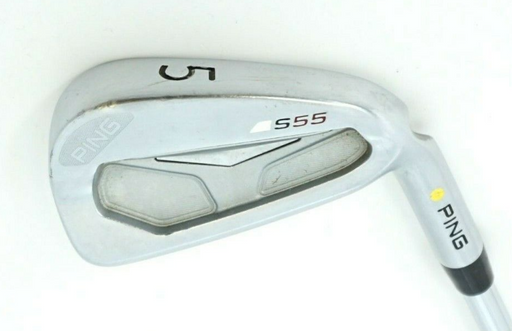 Ping S55 Yellow Dot 5 Iron Regular Steel Shaft Golf Pride Grip