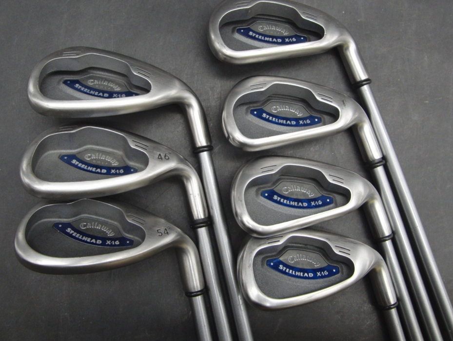 Set of Callaway Steelhead X-16  5-SW + Driver + 3 Wood + 5 Wood + Putter*