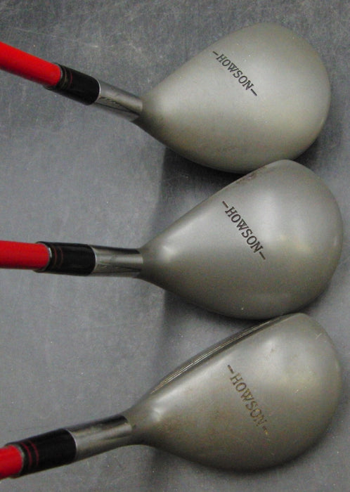 Set of 3 Howson UK 1 Driver/Wood + 3 Wood & 5 Hybrid Regular Graphite Shafts