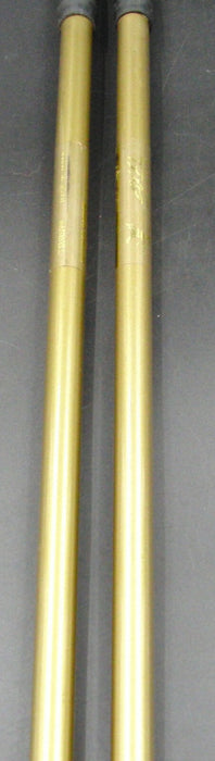 Japanese Set of 2 x Tsuruya Axel Gold Irons 3+4 Regular Graphite Shafts