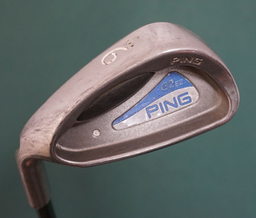 LeftHanded Ping G2 EZ White Dot 9 Iron Regular Graphite Shaft Ping Grip