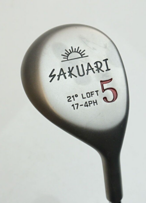 Vintage Refinished Sakuari 21 Degree 5 Wood Regular Steel Shaft Lamkin Grip