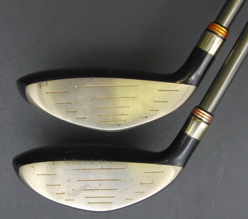 Set of 2 PRGR TRX-505 3 + 5 Woods Regular Graphite Shafts PRGR Grips