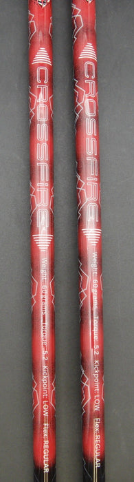 Set of 2 TaylorMade V Steel 3+5 Woods Regular Graphite Shafts GolfZon Park Grips