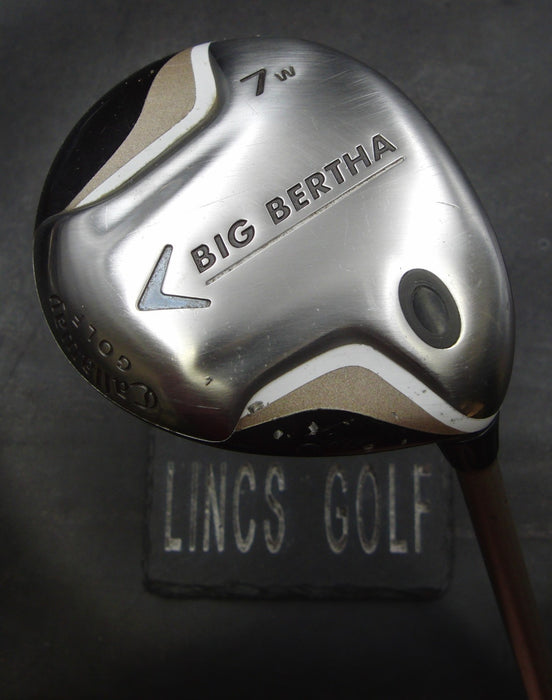 Ladies Callaway Big Bertha 7 Wood Ladies Graphite Shaft Champkey Grip & H/C
