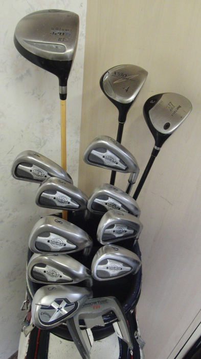 Set Of Callaway SteelHead X-14 3-SW + Driver + 3 Wood + 4 Wood + Putter