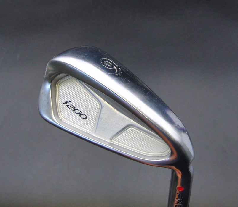 Ping i200 Red Dot 6 Iron Senior Steel Shaft Black Grip