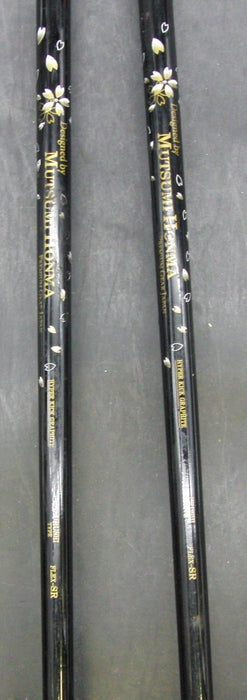 Set of 2 Mutsumi Honma MH488U 3 & 4 Hybrids Regular Graphite Shafts & HC*