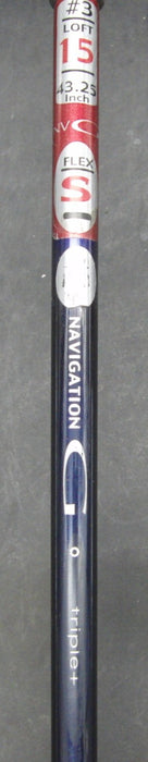 MacGregor Mactec NVG 15° 3 Wood Stiff Graphite Shaft MacTec Grip