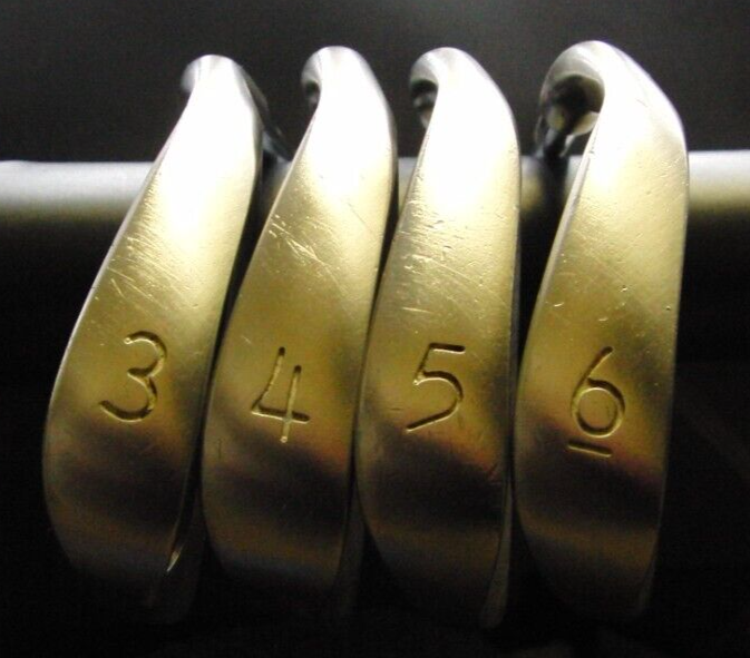 Set of 4 x Stix CF II Irons 3-6 Regular Steel Shafts Avon Grips
