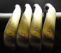 Set of 4 x Stix CF II Irons 3-6 Regular Steel Shafts Avon Grips