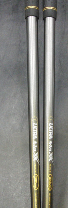 Set of 2 Wilson Ultra Max 18° 5 Wood + 21° Hybrid Stiff Graphite Shafts