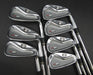 Set of 7x TaylorMade R9 Forged Irons 4-PW Regular Steel Shafts Golf Pride Grips