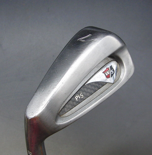 Left Handed Wilson Staff Pi5 7 Iron Stiff Flex Steel Shaft Wilson Staff Grip