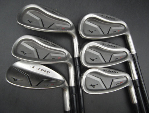 Set of 6x Mizuno RV-01 Irons 6-SW Regular Graphite Shafts Mizuno Grips