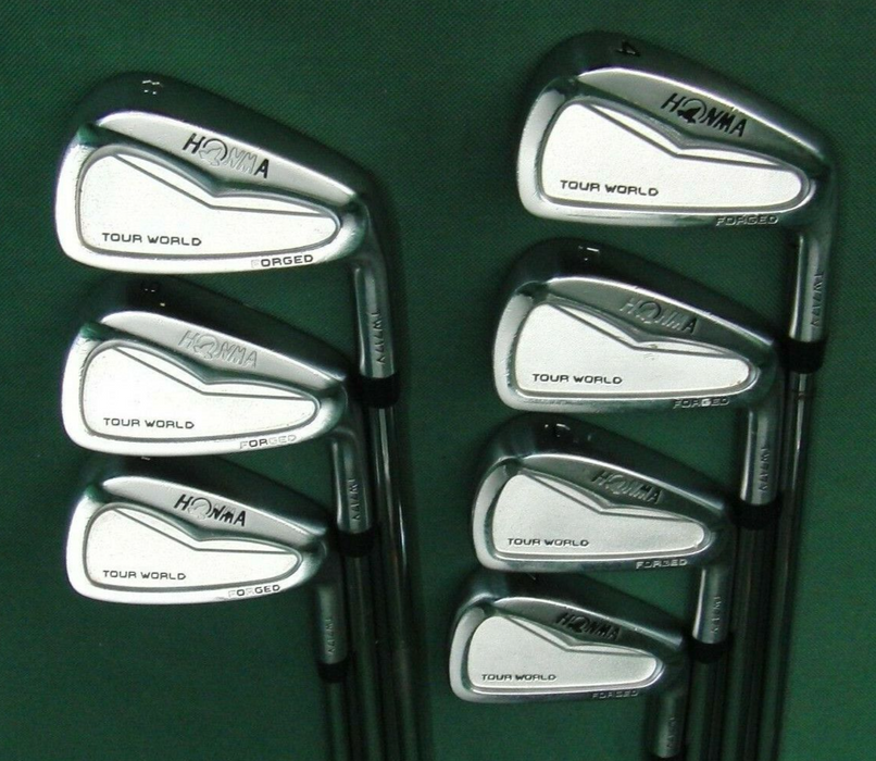 Set Of 7 x Honma Tour World TW717V Forged Irons 4-10 Regular Steel Shafts