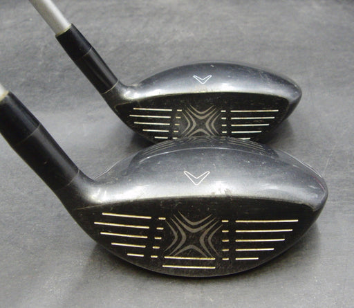 LeftHanded Ladies Set of 2 Callaway X2 Hot 3 & 5 Woods Ladies Graphite Shafts