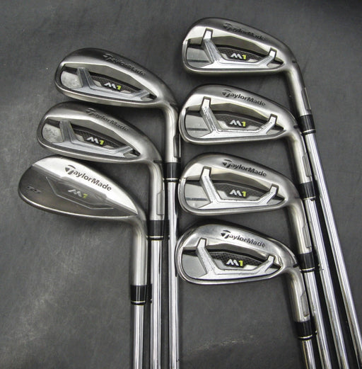 Set of 7 x TaylorMade M1 2017 Irons 5-SW Stiff Steel Shafts Mixed Grips*