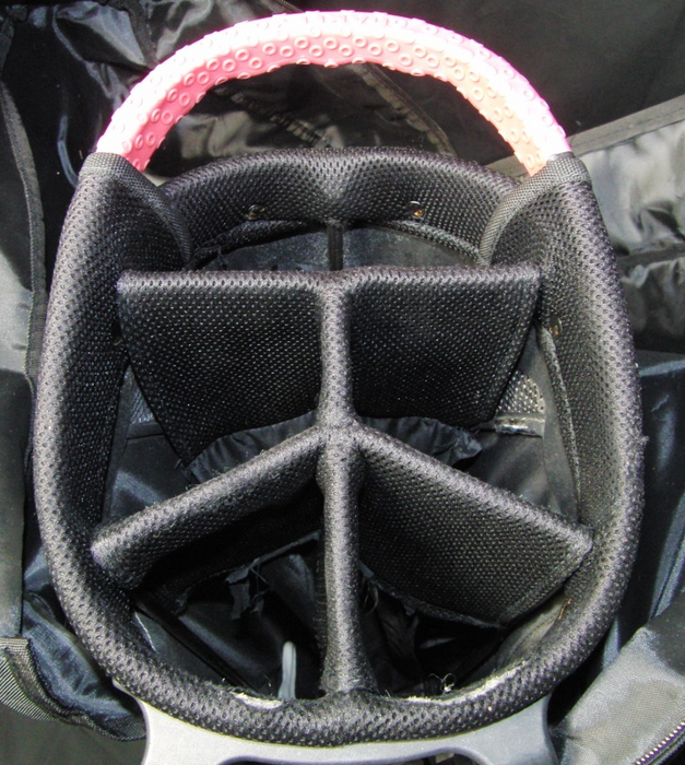 5 Division Oakley Golf Stand Cart Carry Trolley Golf Clubs Bag