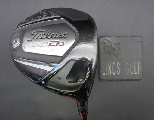 Titleist 910D3 9.5° Driver Stiff Graphite Shaft Black Grip