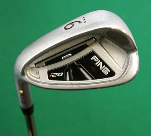 Left Handed Ping i20 Yellow Dot 9 Iron Ping CFS Regular Steel Shaft Ping Grip