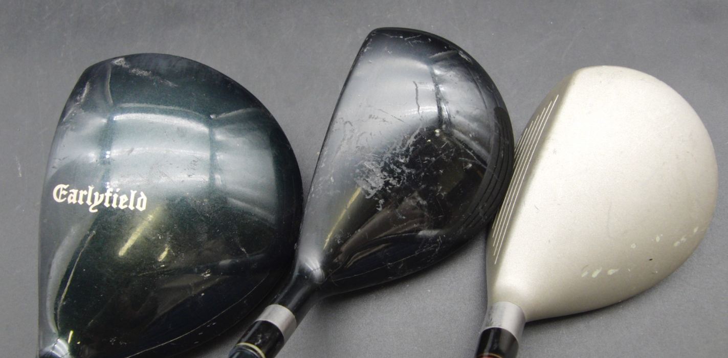 Set Of Circuit Plus 4-SW Irons + 3 + 4 Wood + Golf Planner Driver + Putter