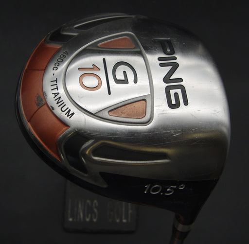 Ping G10 460cc 10.5° Driver Stiff Graphite Shaft Ping Grip