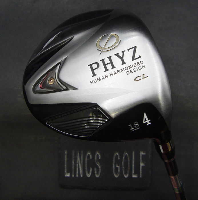PHYZ Human Harmonized Design CL 18° 4 Wood Regular Graphite Shaft PHYZ Grip