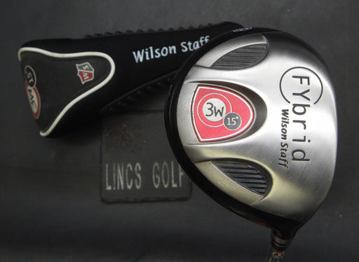 Wilson Staff Fybrid 15° 3 Wood Regular Graphite Shaft W/S Grip & W/S HeadCover