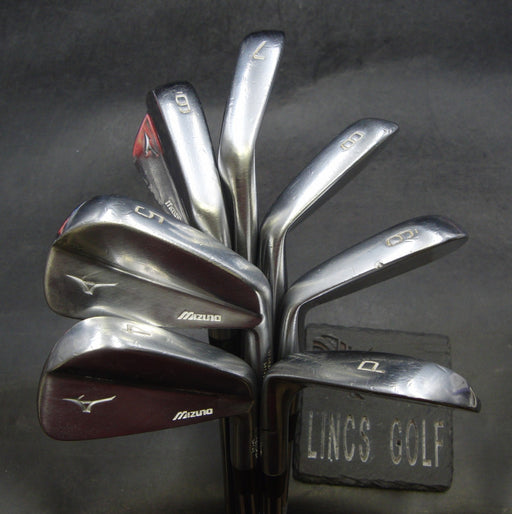Set of 7 x Mizuno MP-18 Forged Irons 4-PW Regular Steel Shafts Golf Pride Grips