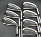 Set of 7 x TaylorMade 320 Irons 4PW Stiff Steel Shafts Mixed Grips
