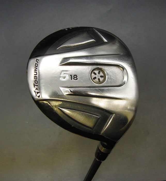 Japanese Tobunda Try Fit 18° 5 Wood Stiff Graphite Shaft Golf Pride Grip