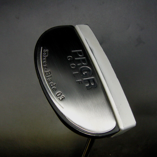 Japanese PRGR Golf Silver Blade 03 Putter 87cm Steel Shaft Iguana Golf Grip