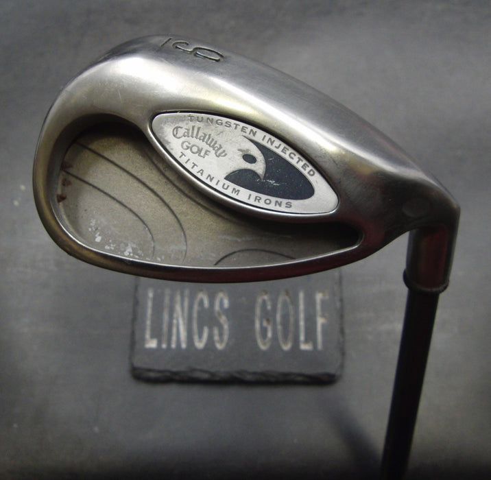 Callaway Hawkeye 9 Iron Stiff Graphite Shaft Golf Pride Grip