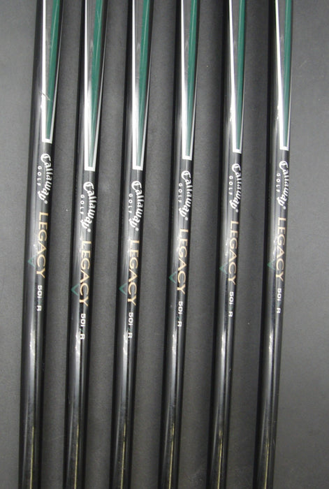 Set of 6x Callaway Legacy Forged Irons 5-PW Regular Graphite Shafts