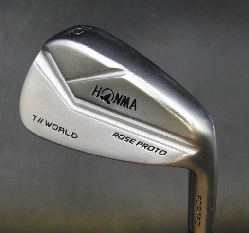 Honma Forged T World Rose Proto 10 Iron Extra Stiff Steel Shaft Honma Grip