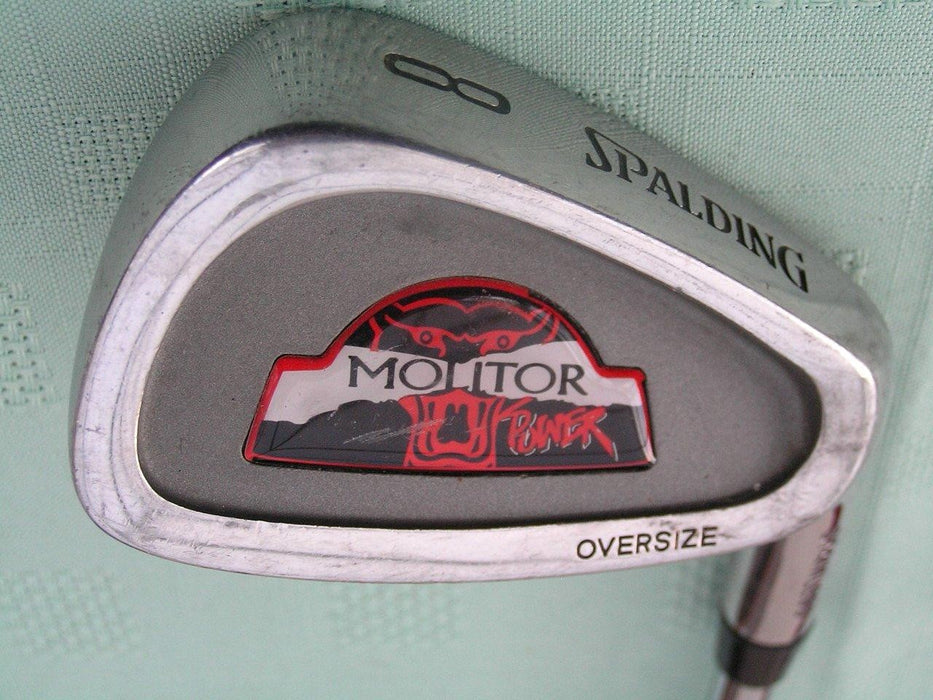 SPALDING MOLITOR POWER OVERSIZE 8 IRON STEEL SHAFT GOLF CLUB