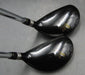 Set of 2 Japanese Royal Collection TRC 20° 3 & 23° 4 Hybrids Stiff Steel Shafts