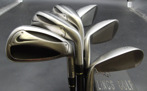 Set of 6x Nike Slingshot OSS 5-PW Irons Stiff Graphite Shafts Nike Grips