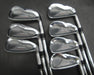 Set of 7x Yonex NanoV Irons 4-PW Stiff Steel Shafts Yonex Grips*