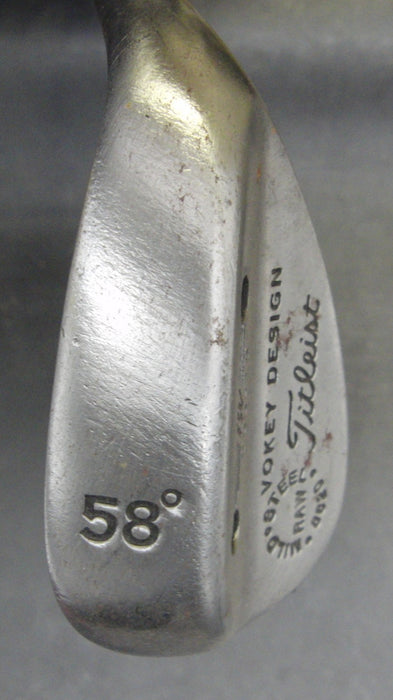 RAW Titleist BV Vokey Design 58° Sand Wedge Stiff Steel Shaft Mitsushiba Grip