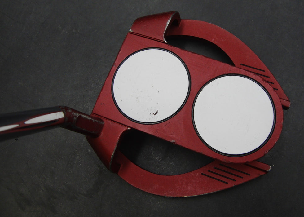 Odyssey Red O Works Putter Steel Shaft 86cm Length Psyko Grip*