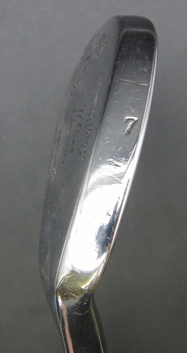 Mashie Niblick Rustless 7 Iron Regular Steel Shaft Black Grip